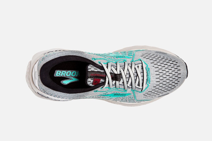 Brooks Adrenaline GTS 21 Road Running Shoes - Womens - Grey - MR4897065